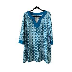 Charter Club Swim Cover Up Womens Size 2X Beachy Resort Cruise Vacation